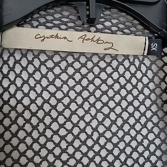 Cynthia Ashby Mesh Cardigan Size XS - Picture 8 of 9